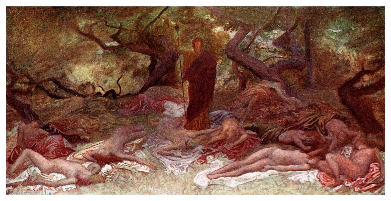 Dionysus en de Maenaden door Unbekannt