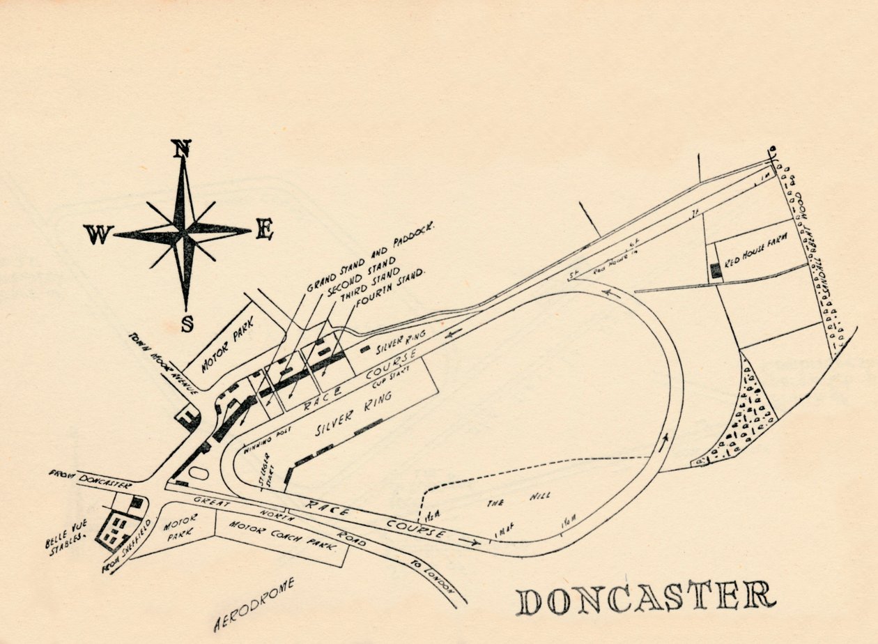 Doncaster Renbaan, 1940 door Unbekannt