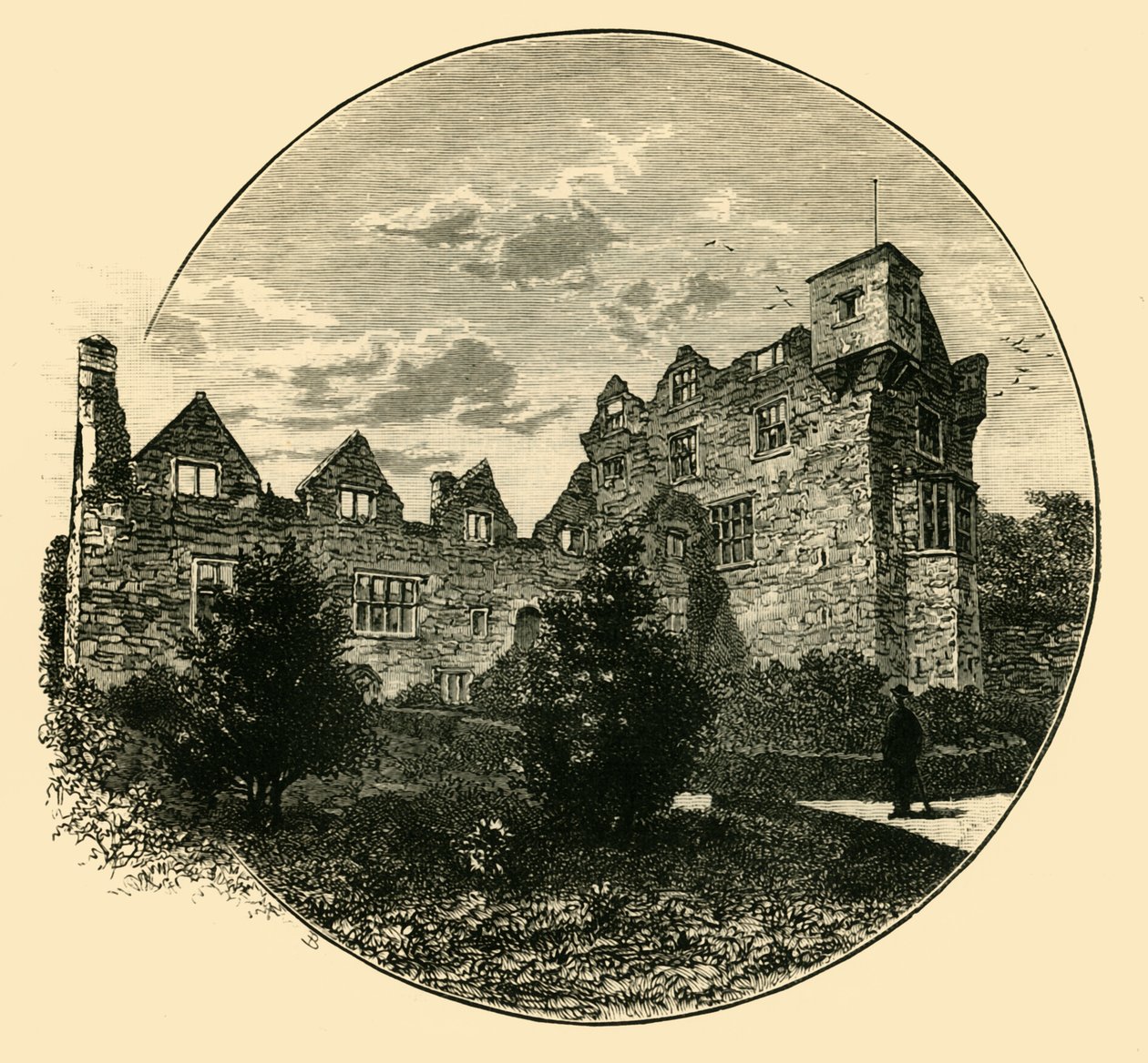Donegal Castle, 1898 door Unbekannt