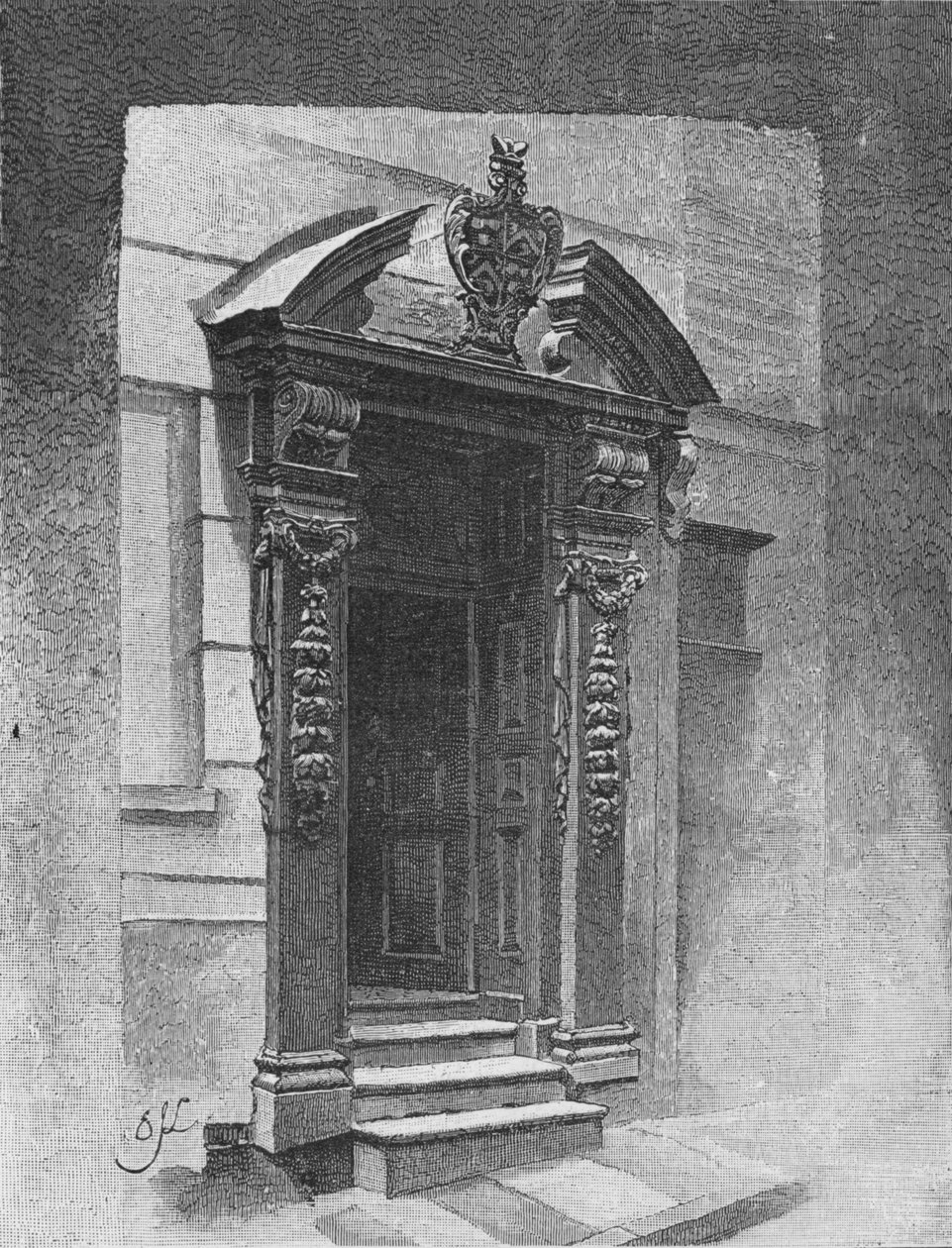 Deur, Painter Stainers Hall, 1890 door Unbekannt