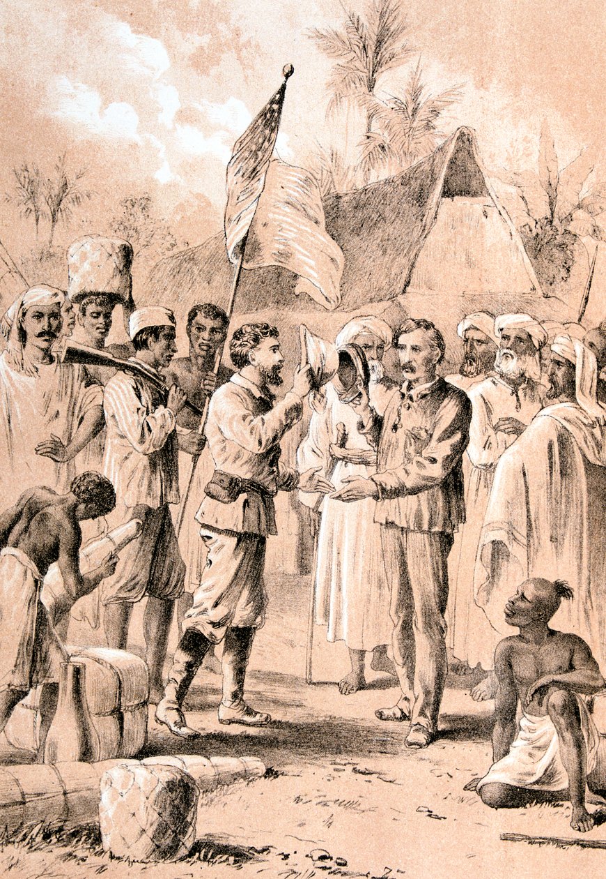 Dr Livingstone, neem ik aan, 10 november 1871 c1878 door Unbekannt