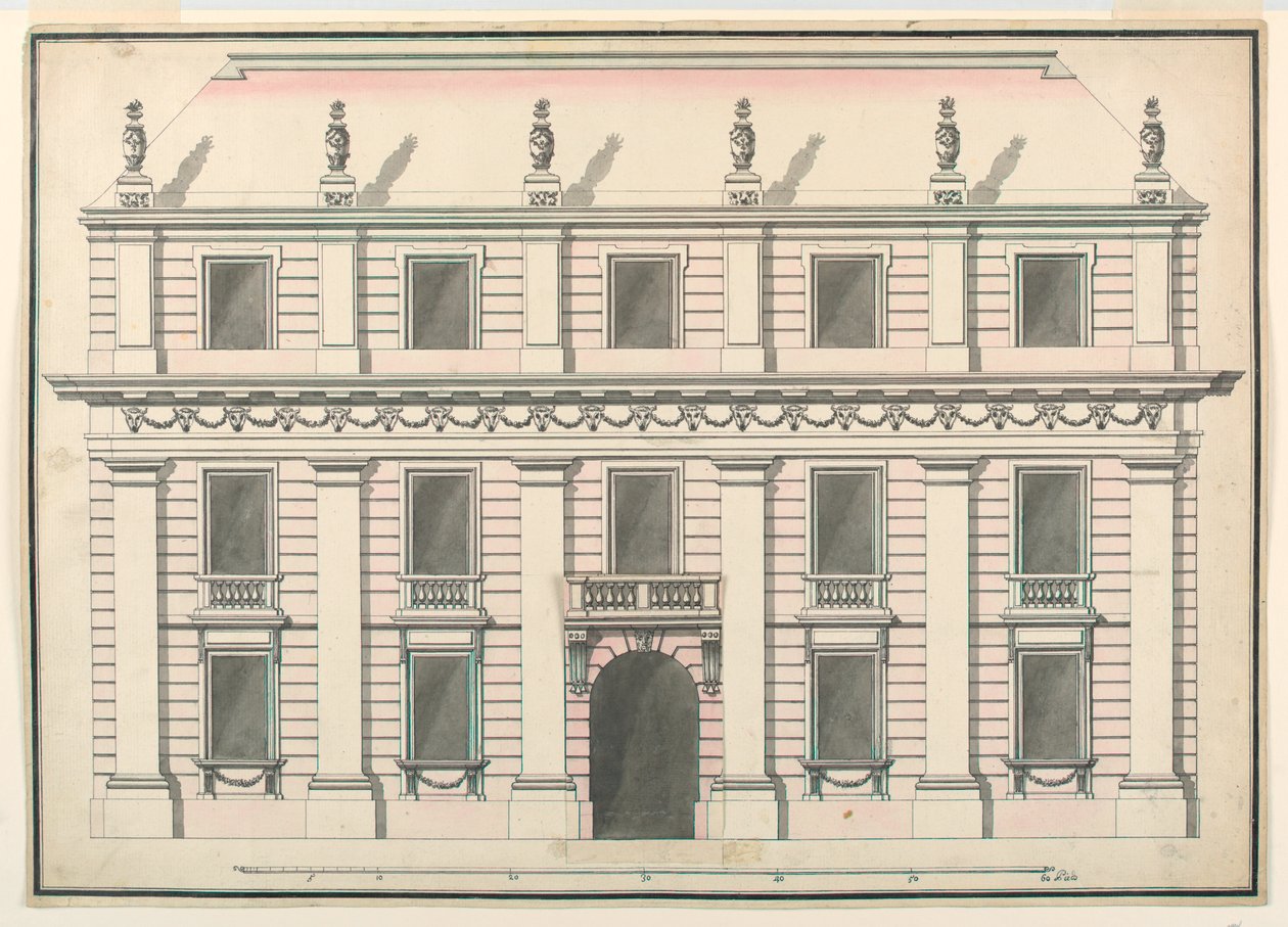 Tekening, 1770-90 door Unbekannt