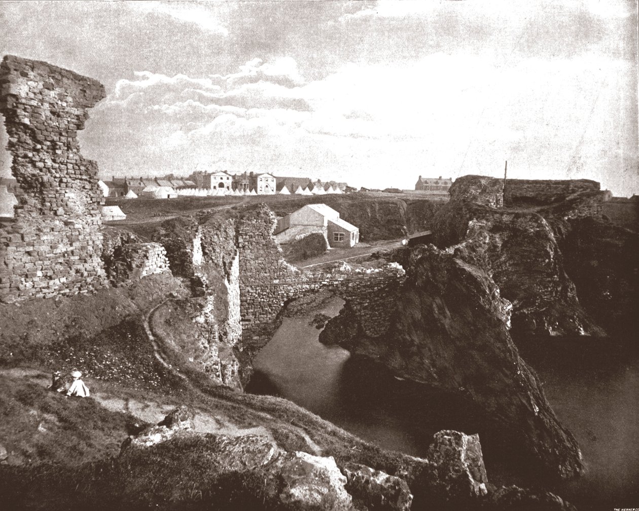 Kasteel Dunbar, East Lothian, Schotland, 1894 door Unbekannt