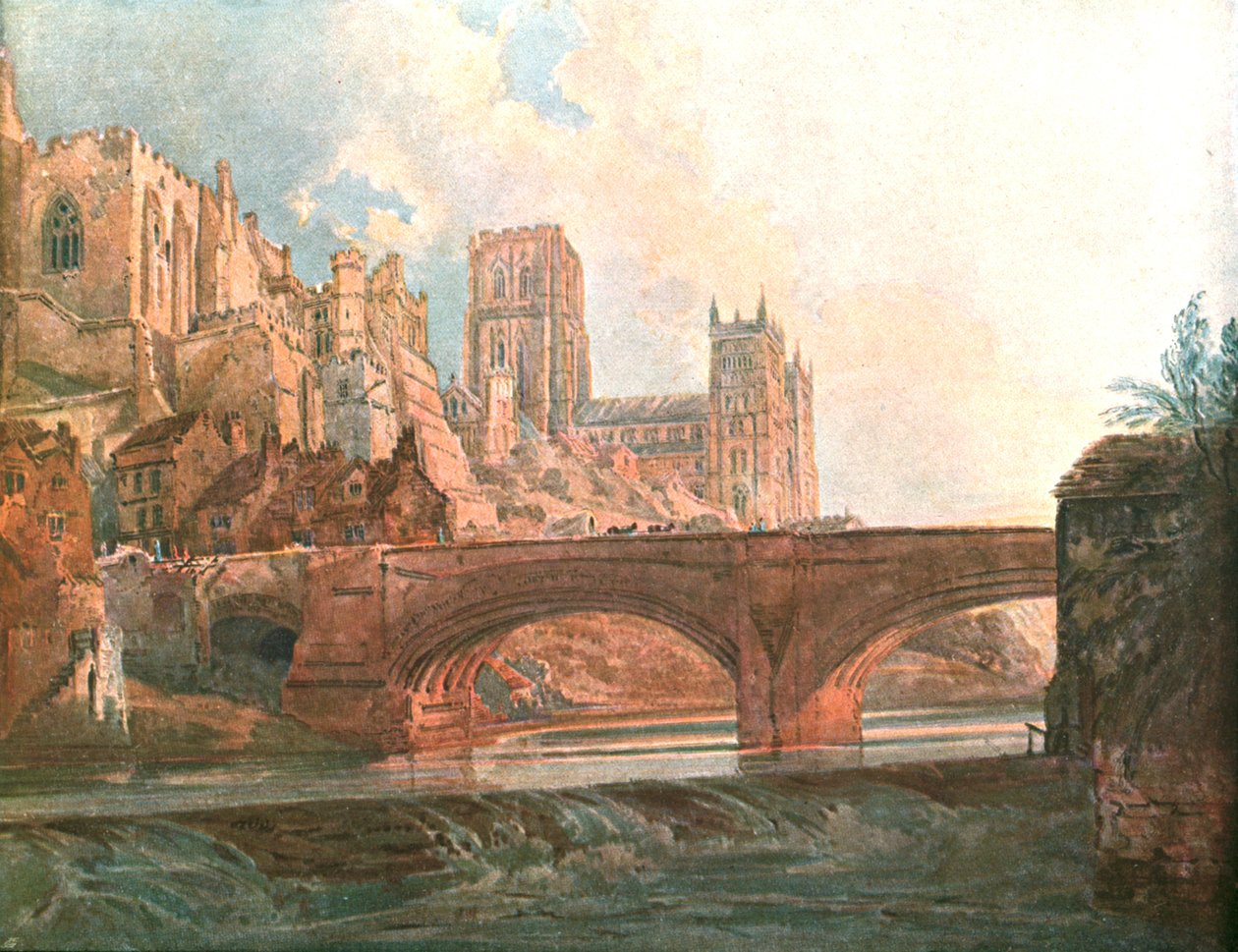 Durham Kathedraal, ca. 1800 door Unbekannt