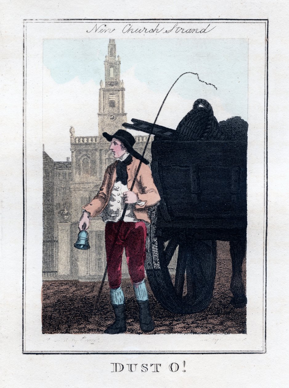 Dust O!, Nieuwe Kerk, Strand, Londen, 1805 door Unbekannt