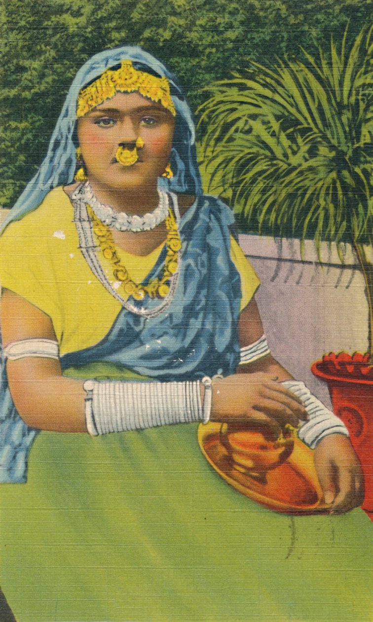 Oost-Indisch meisje, Trinidad, ca. 1952 door Unbekannt