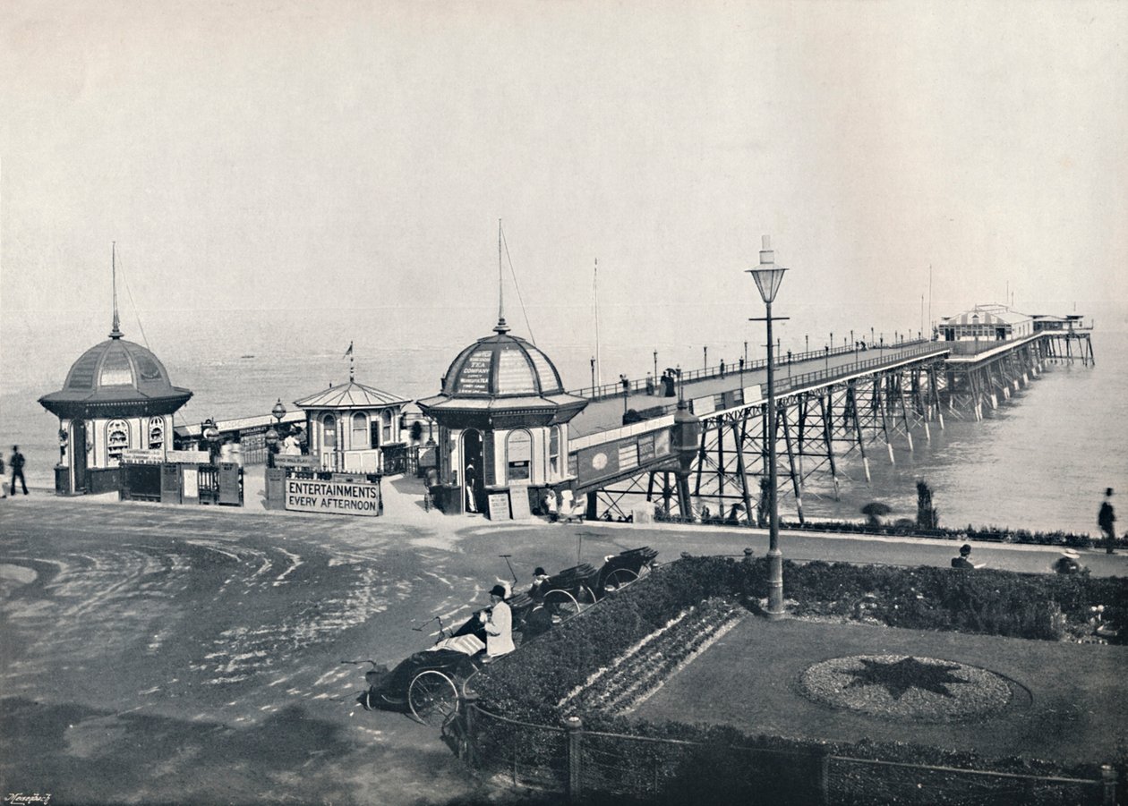 Eastbourne - De pier, 1895 door Unbekannt