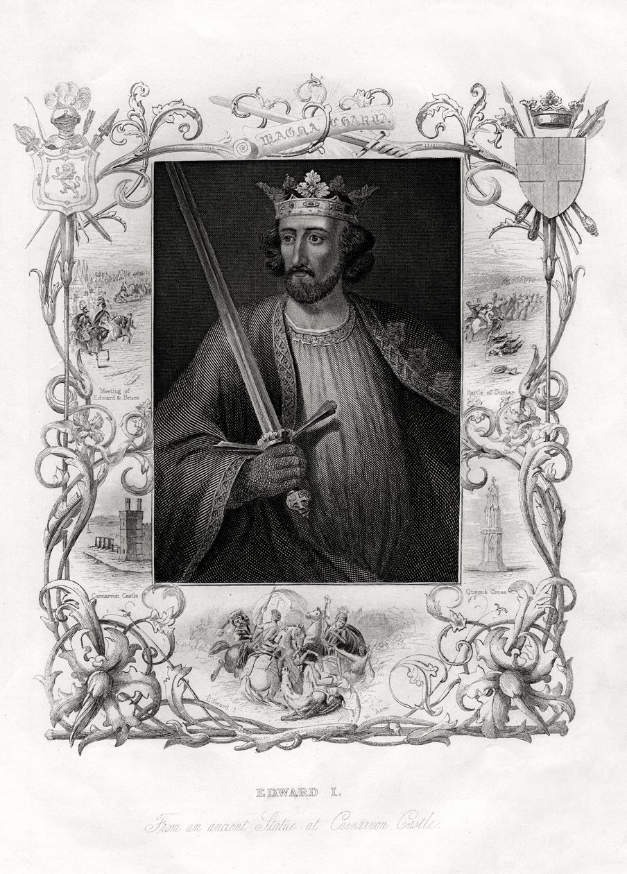 Edward I, 1860 door Unbekannt