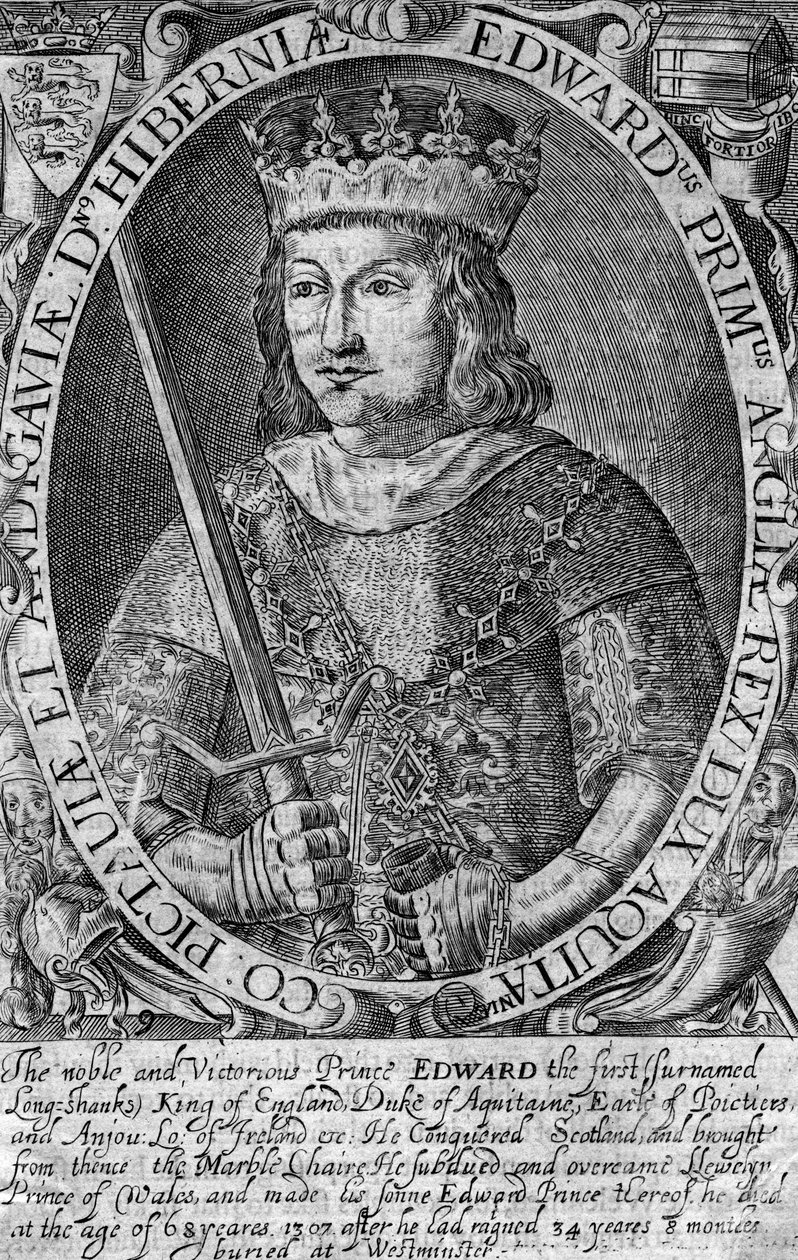 Edward I, koning van Engeland door Unbekannt