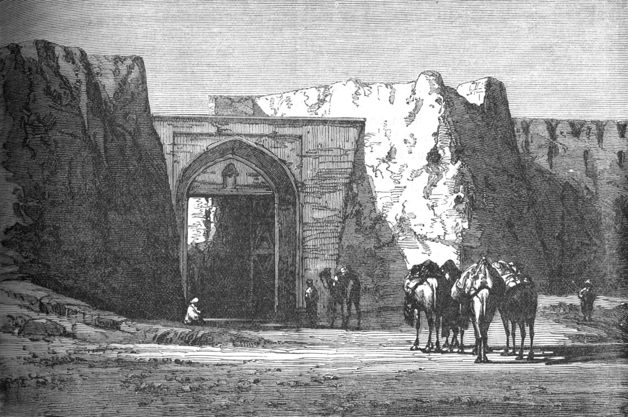 Eedgah, of Noordpoort, Candahar, ca. 1880 door Unbekannt