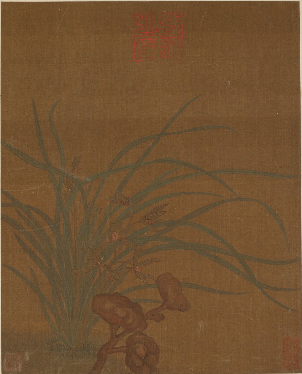 Acht ontwerpen van bloemen, Mogelijk Ming-dynastie, 1368-1644 door Unbekannt