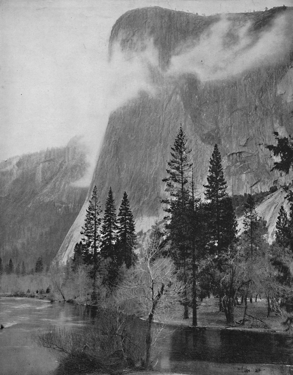 El Capitan, Yosemite, Californië, ca. 1897 door Unbekannt