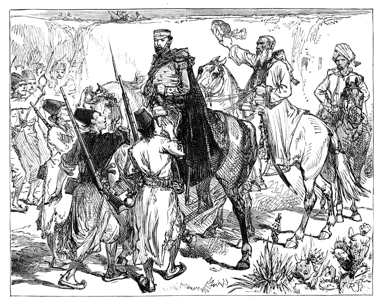 Eldred Pottinger in Herat, Afghanistan, c1837, 1900 door Unbekannt
