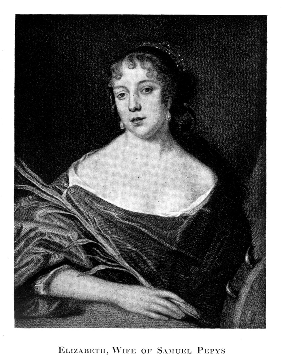 Elizabeth Pepys 1640-1669, 19e eeuw door Unbekannt