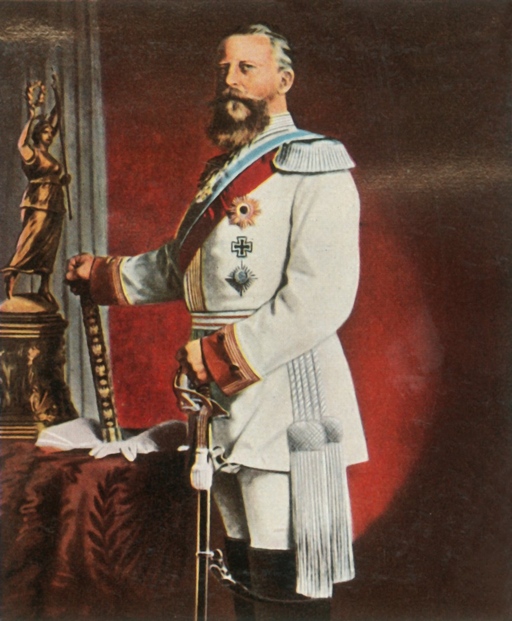 Keizer Frederik III, ca. 1888, 1936 door Unbekannt
