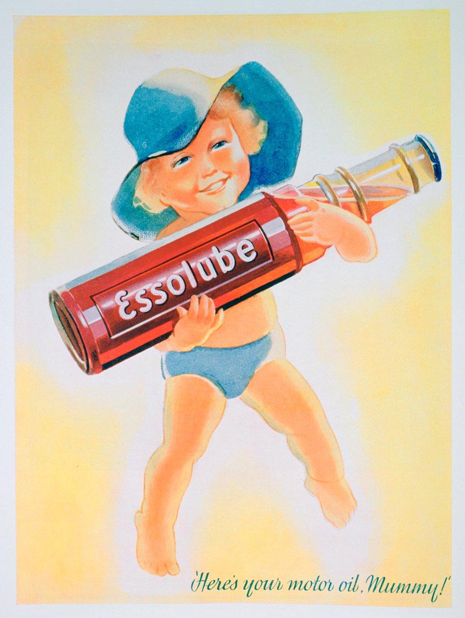 Essolube motorolie advertentie, 1935 door Unbekannt