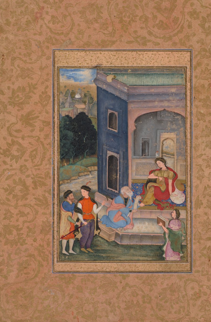 Europese kostuumscène, ca. 1590-1595 door Unbekannt