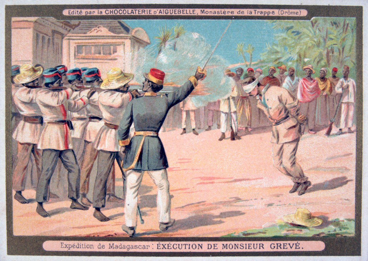 Executie van Monsieur Greve, Madagaskar, 1883-1896 door Unbekannt