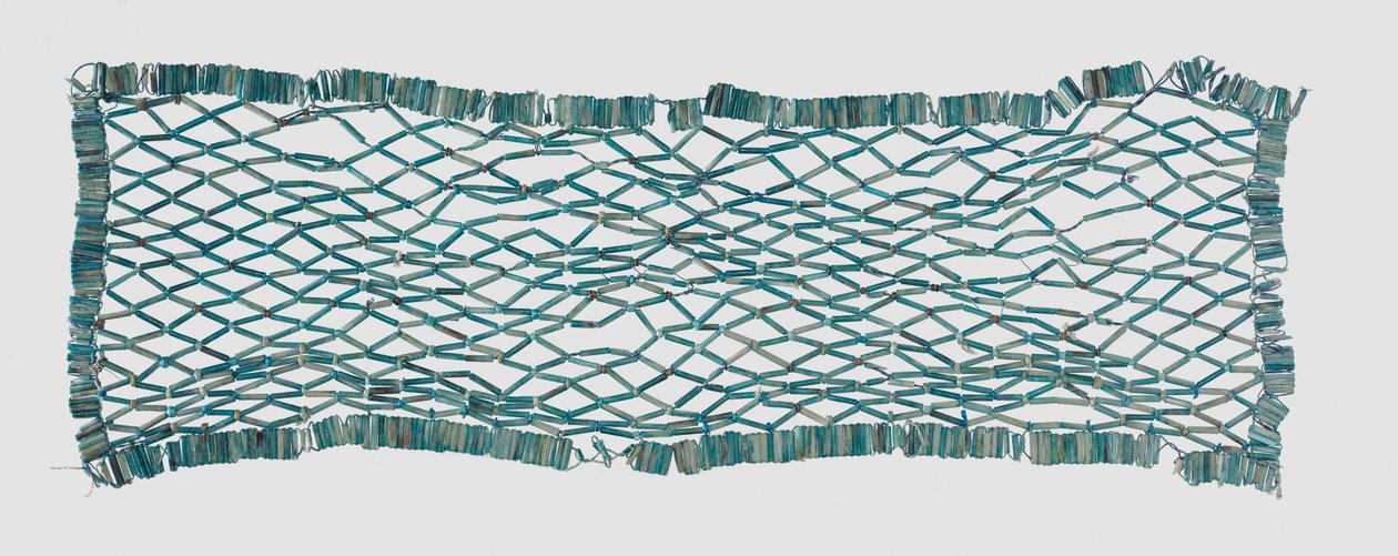 Fajance Kralennet, Egypte, Late Periode tot Ptolemaïsch door Unbekannt