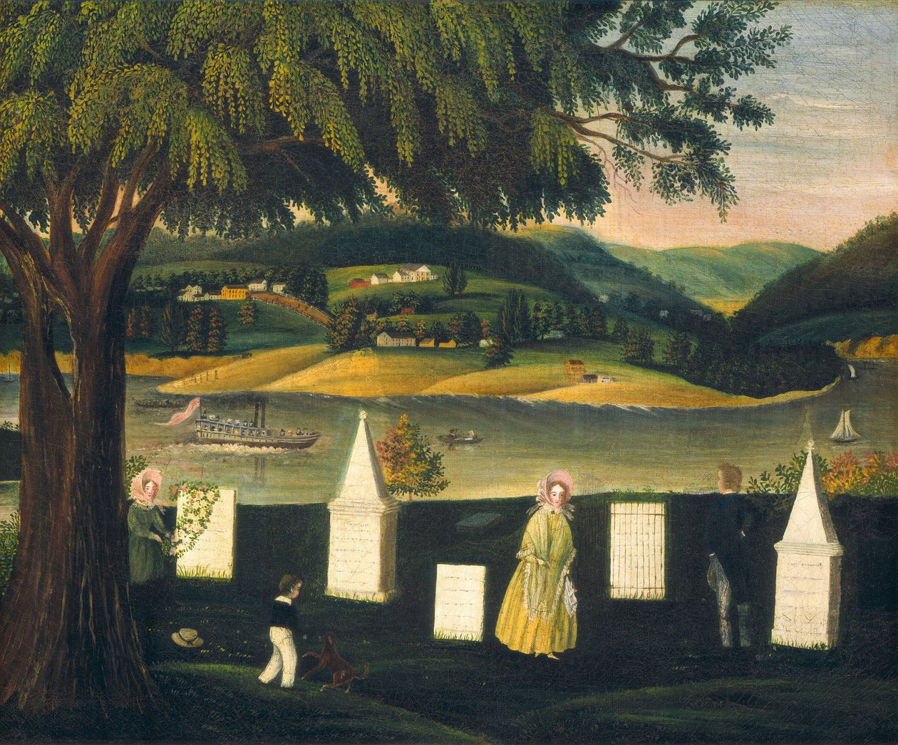 Familiebegraafplaats, ca. 1840 door Unbekannt