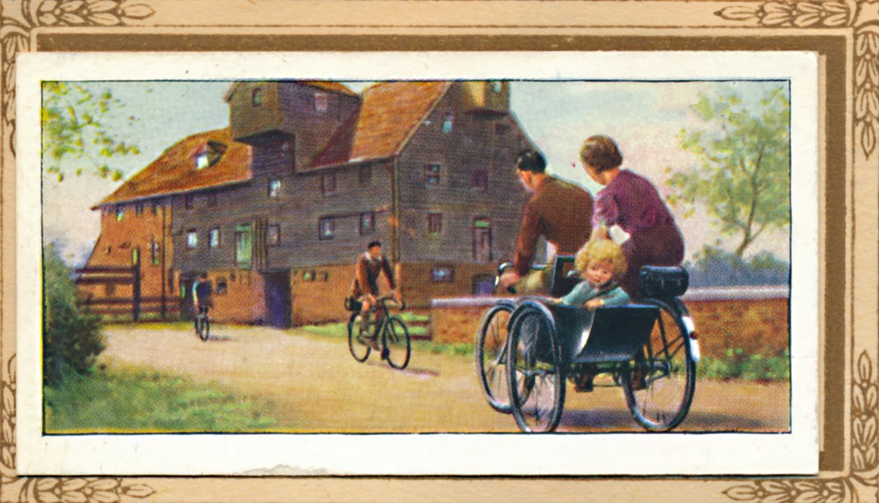 Familie Tandem met Zijspan, 1939 door Unbekannt