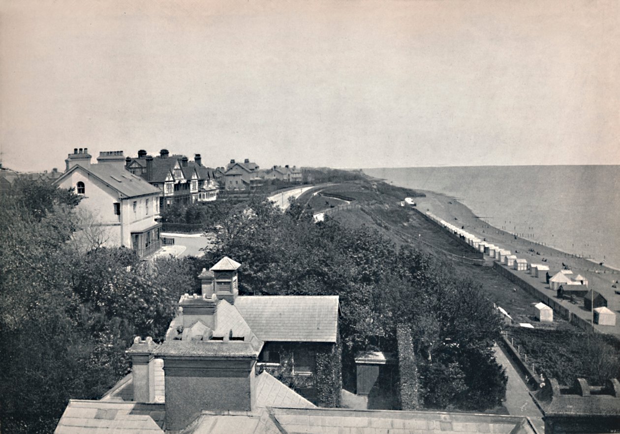 Felixstowe - Vanaf het Bath Hotel, 1895 door Unbekannt