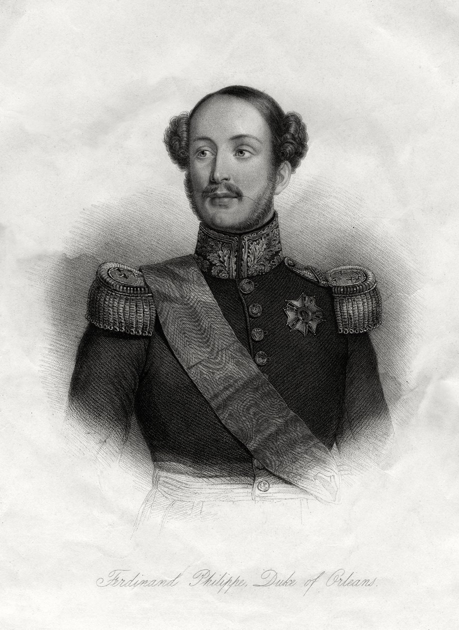 Ferdinand-Philippe, prins van Frankrijk, 19e eeuw door Unbekannt