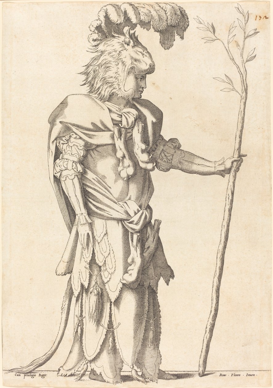 Figuur verkleed als Hercules, ca. 1539 door Unbekannt