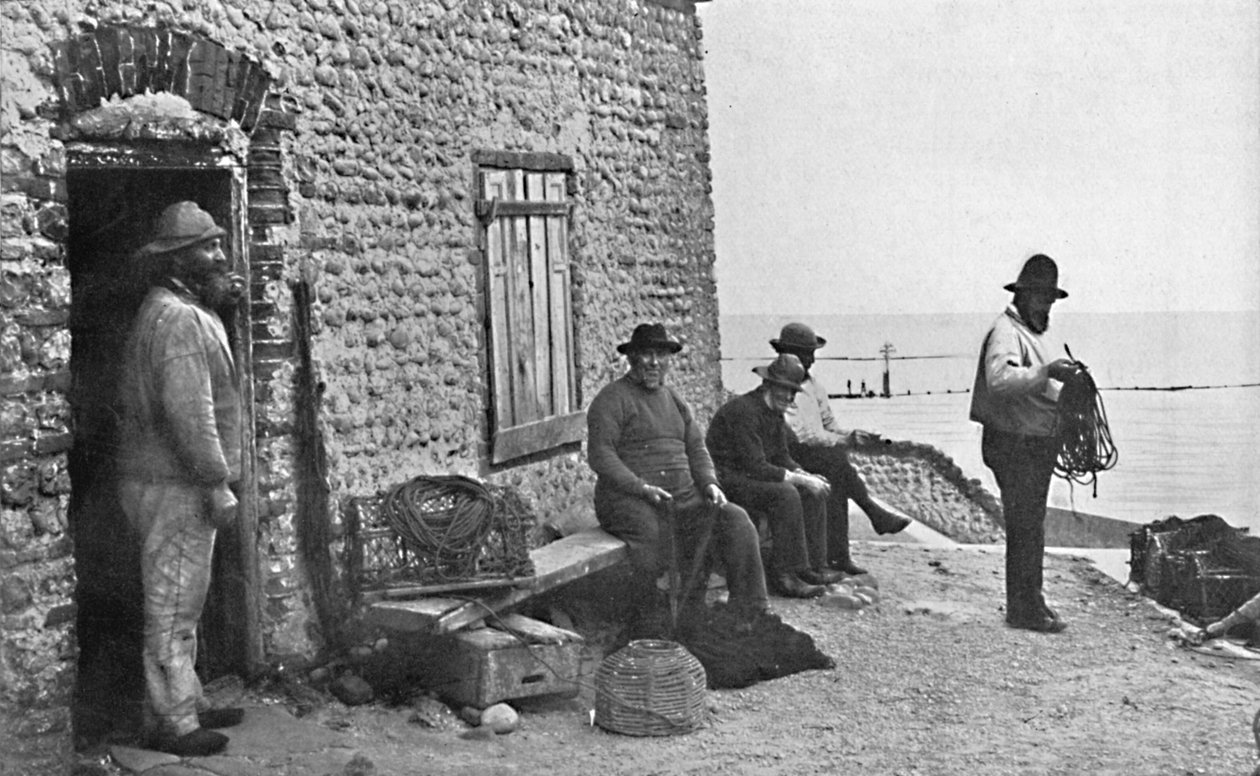 Vissers, Sheringham, Norfolk, 1912 door Unbekannt