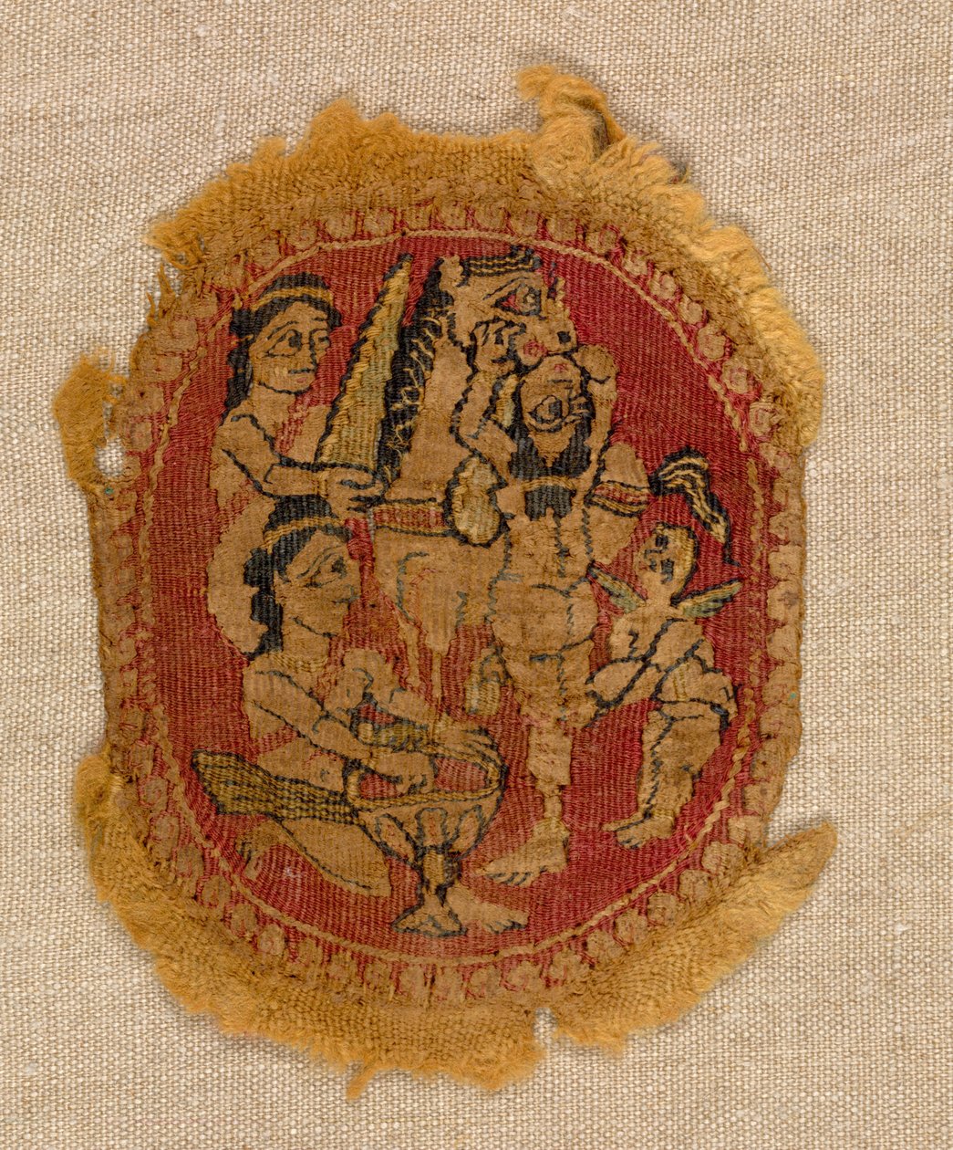 Vijf ronde segmenta, 650 - 750 door Unbekannt