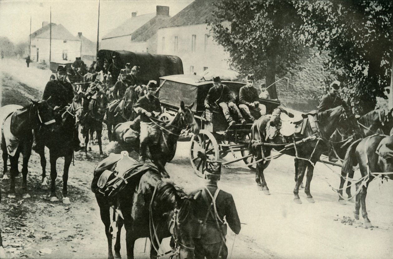 Voedsel voor de verdedigers van Luik, 1919 door Unbekannt