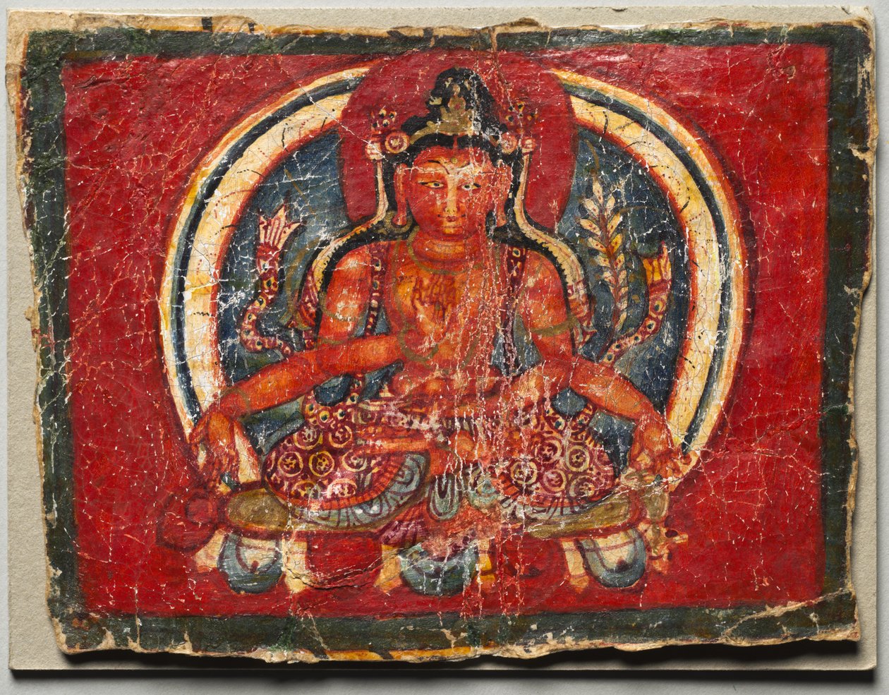 Vierarmige Maitreya door Unbekannt Unbekannt