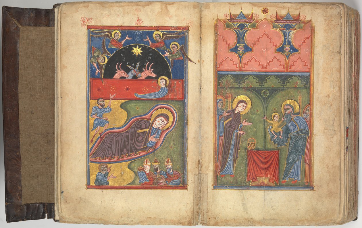 Vier Evangeliën in het Armeens, Armeens, 1434-1435 door Unbekannt