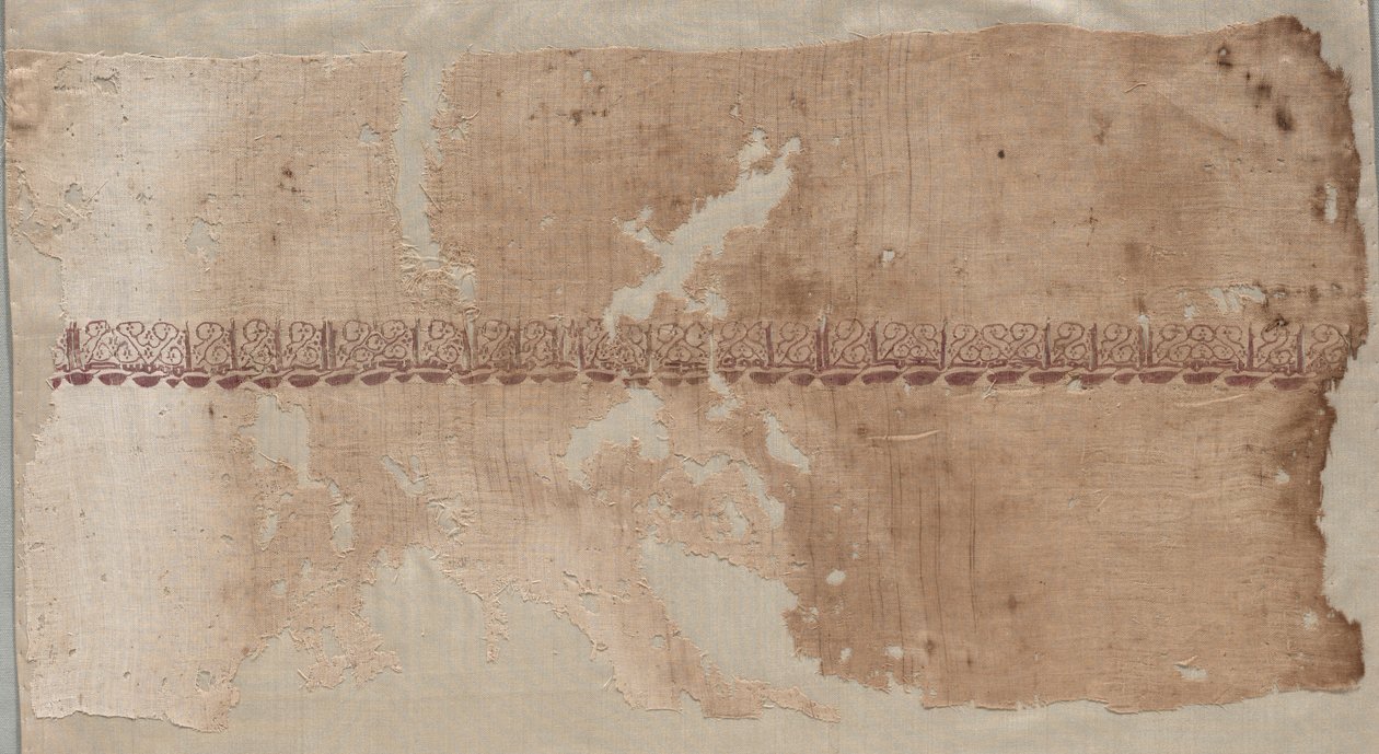 Fragment van een Tiraz, 1036 - 1044 door Unbekannt