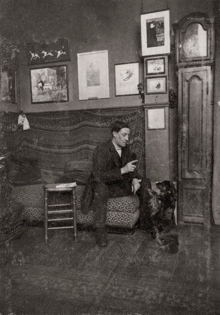 Francisque Poulbot, Franse cartoonist en illustrator, 1909 door Unbekannt