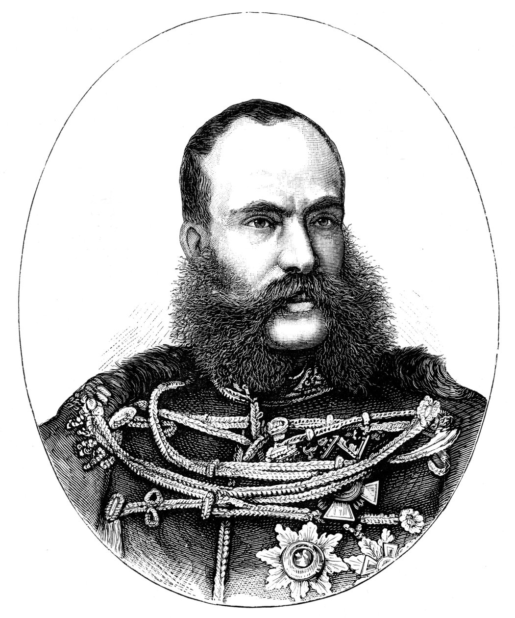 Franz Joseph I 1830-1916, keizer van Oostenrijk door Unbekannt