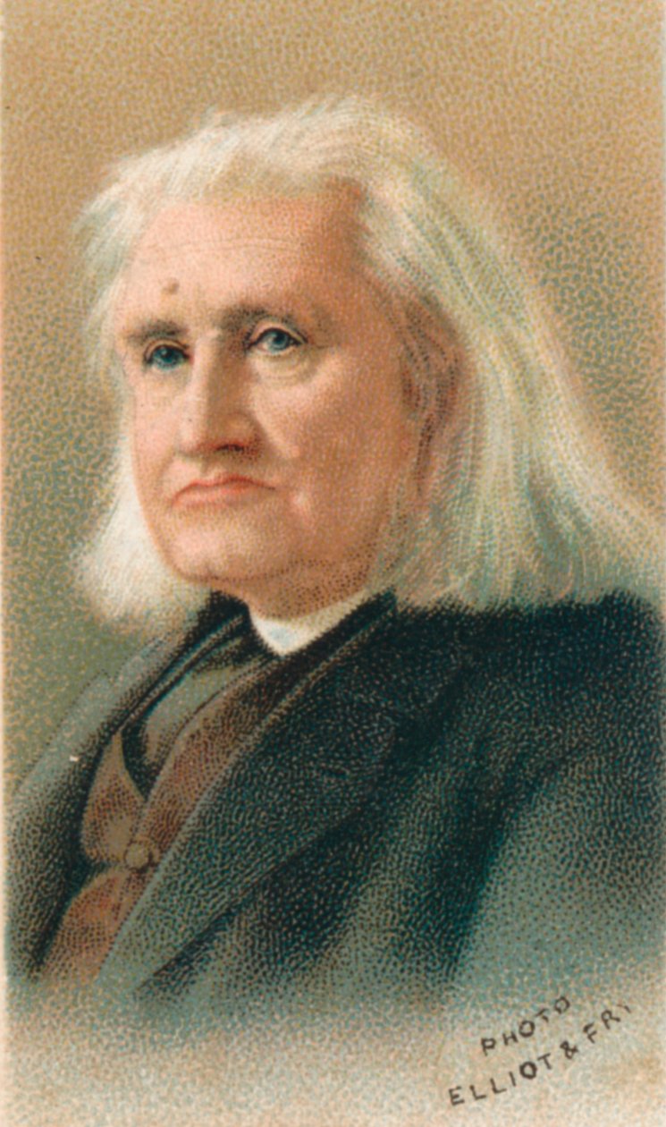 Franz Liszt 1811-1886, Hongaarse pianist en componist, 1911 door Unbekannt