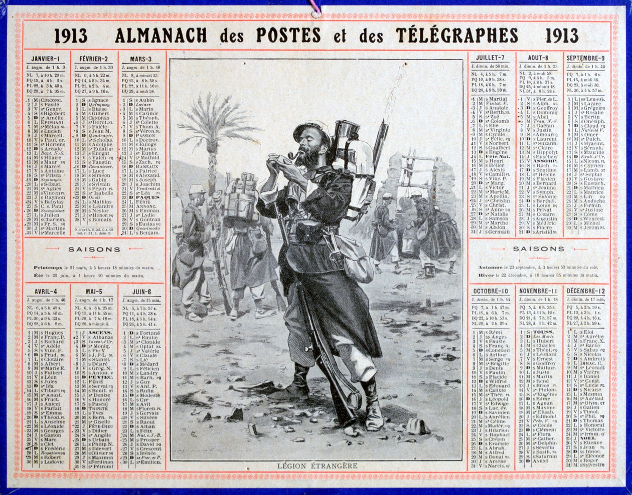 Franse Vreemdelingenlegioen, 1913 door Unbekannt
