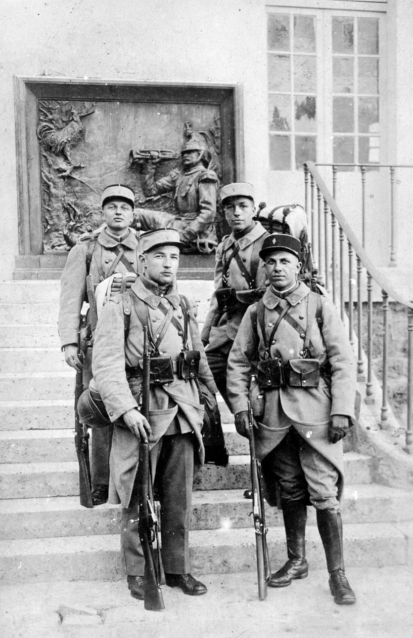 Franse Vreemdelingenlegionairs, Algerije, ca. 1910 door Unbekannt