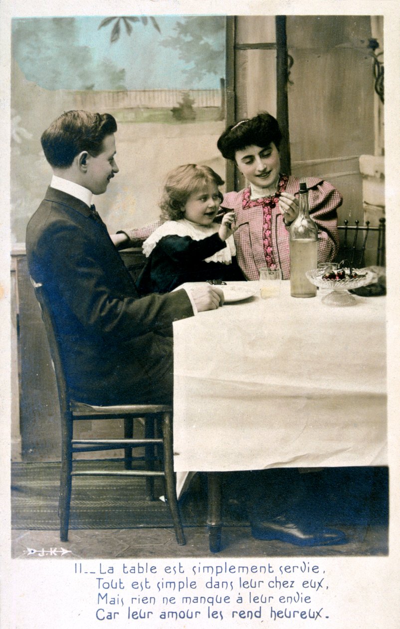 Franse ansichtkaart, ca. 1900 door Unbekannt