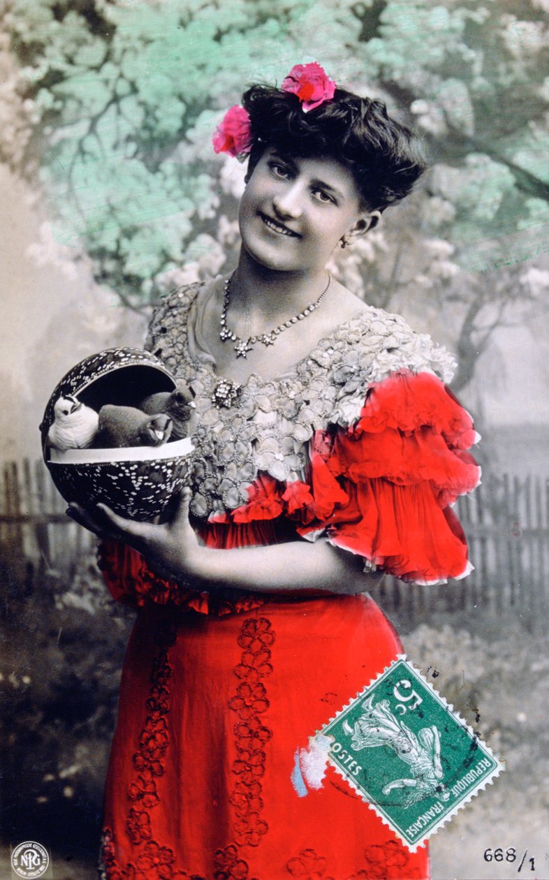 Franse ansichtkaart, ca. 1900 door Unbekannt