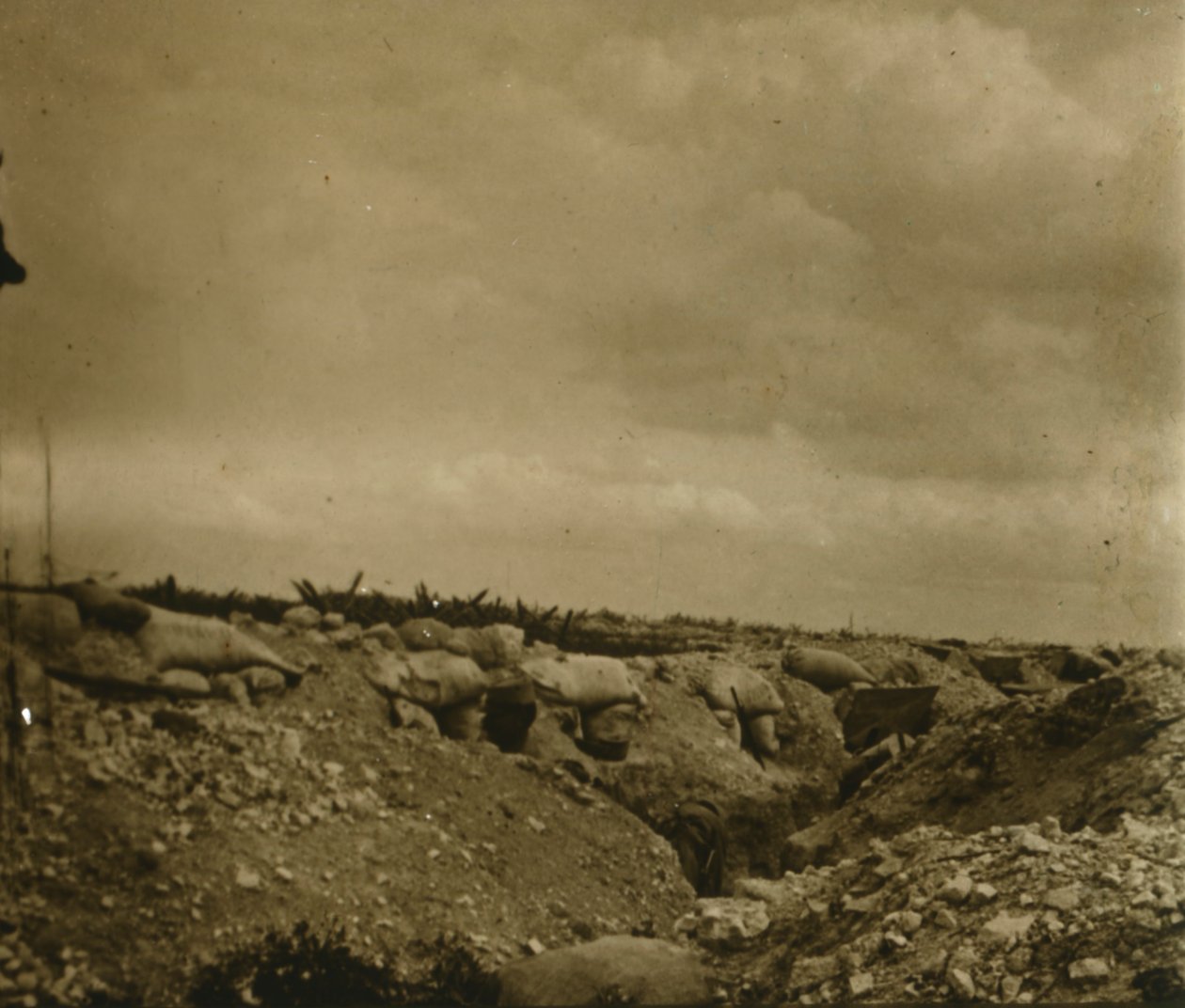 Frontlinie, Jonchery, Noord-Frankrijk, ca. 1914-ca. 1918 door Unbekannt
