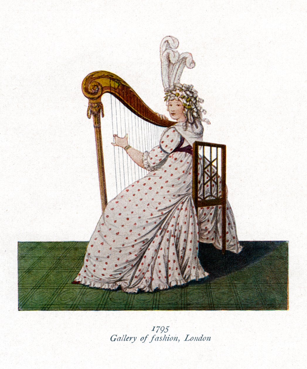 Galerij van mode, Londen, 1795 door Unbekannt