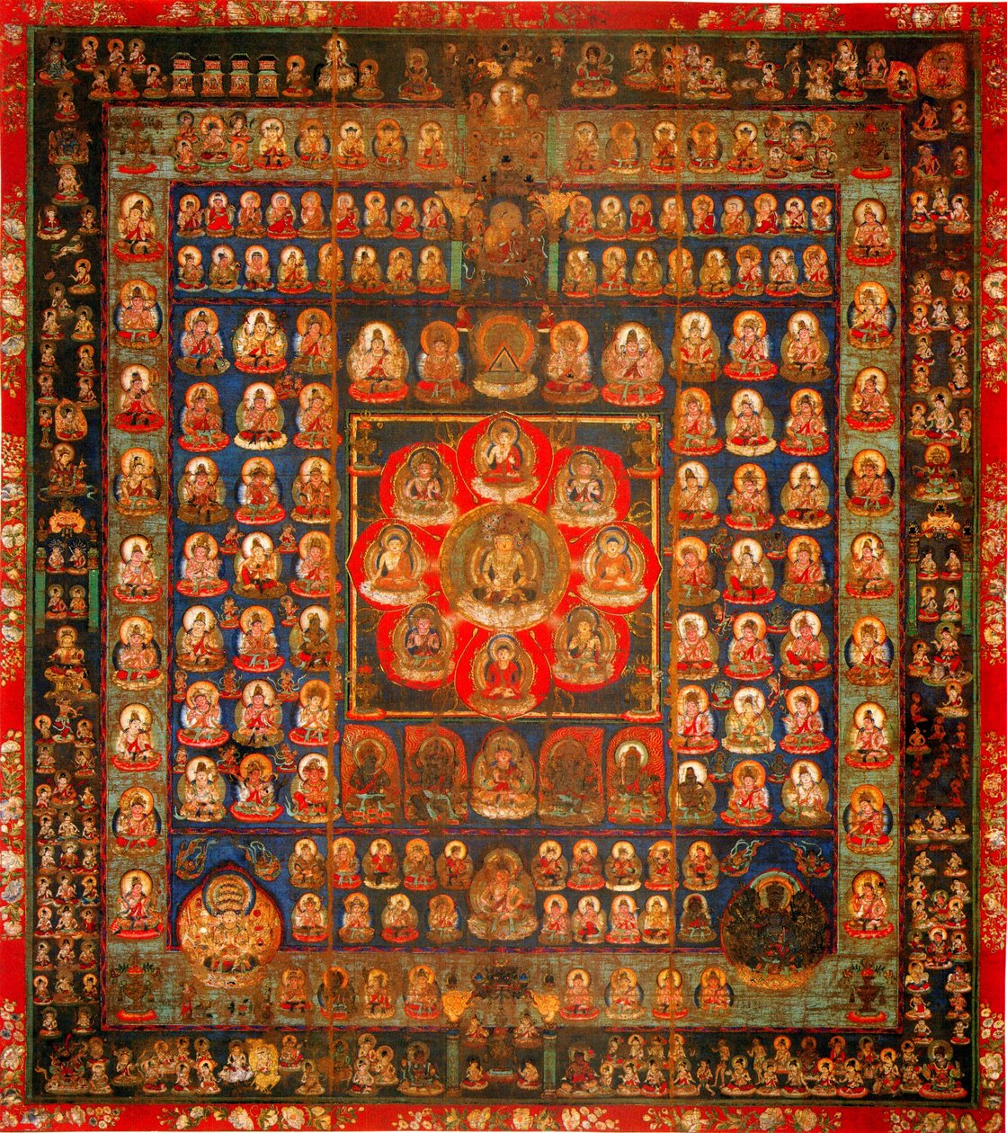 Garbhadhatu Mandala, 8e-9e eeuw door Unbekannt