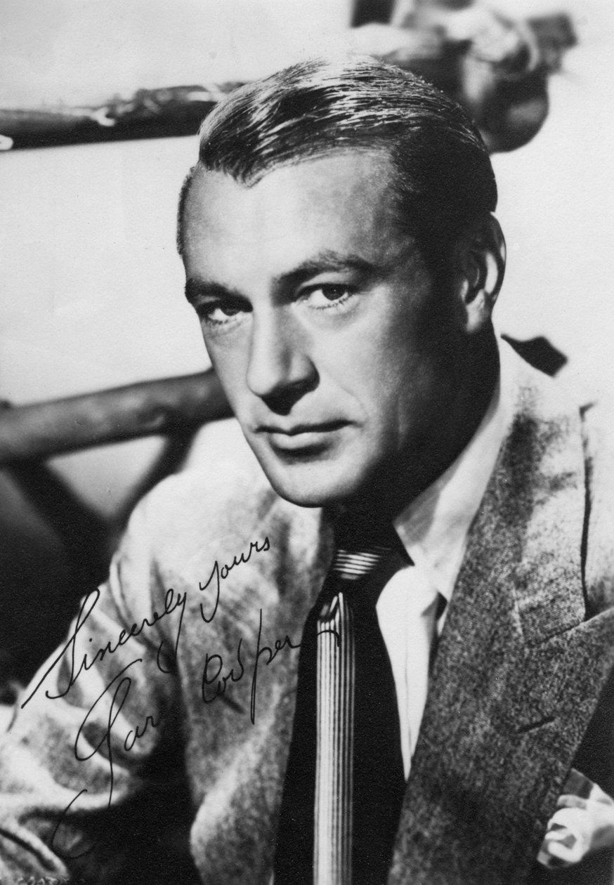 Gary Cooper, Amerikaanse filmacteur door Unbekannt