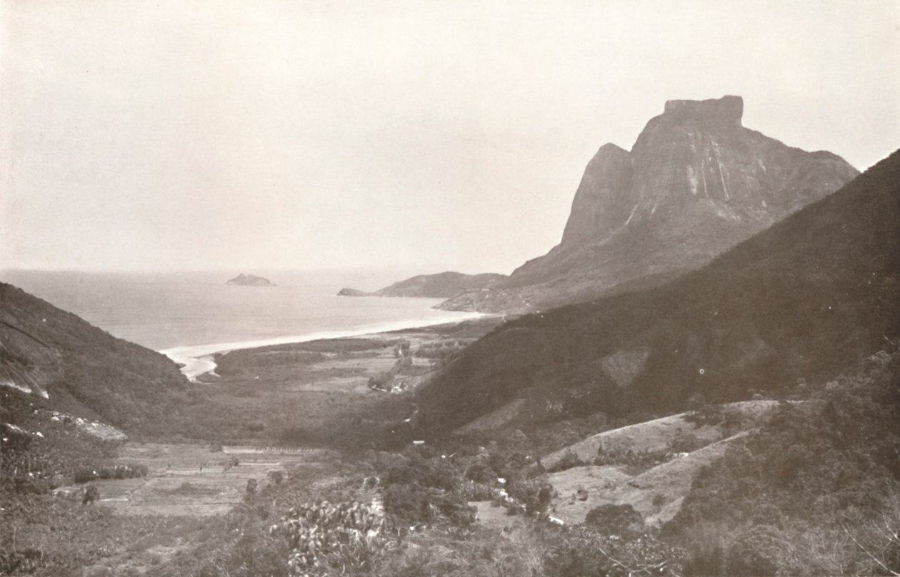 Gavea Berg en de Zuid-Atlantische Oceaan, 1914 door Unbekannt