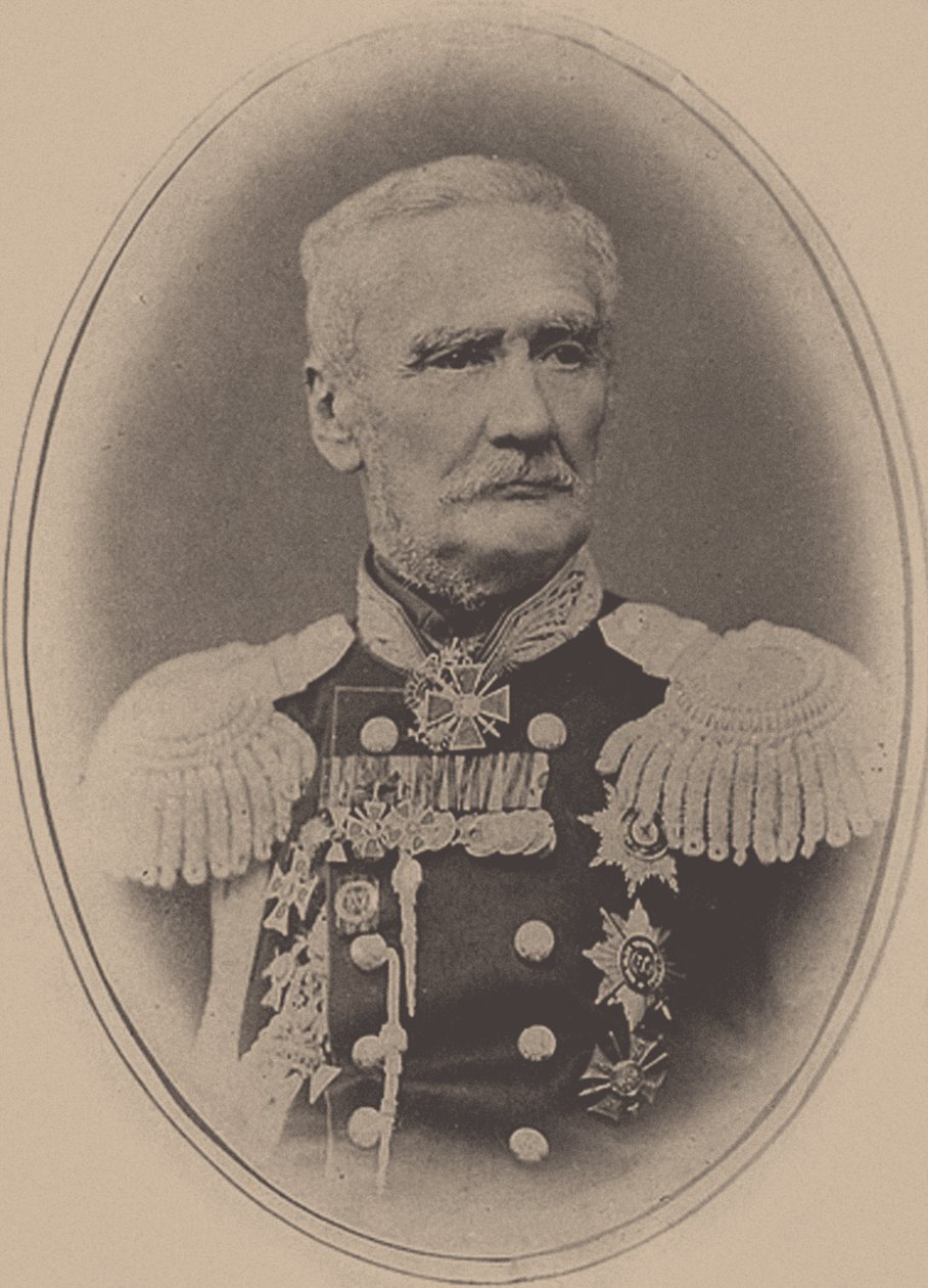 Generaal Sergey Petrovich Buturlin 1803-1873, 1860s door Unbekannt
