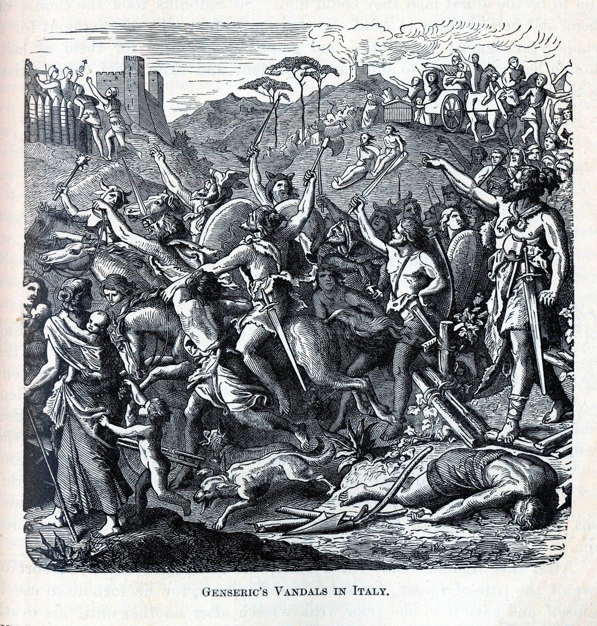 Genserics Vandalen in Italië, 1882 door Unbekannt