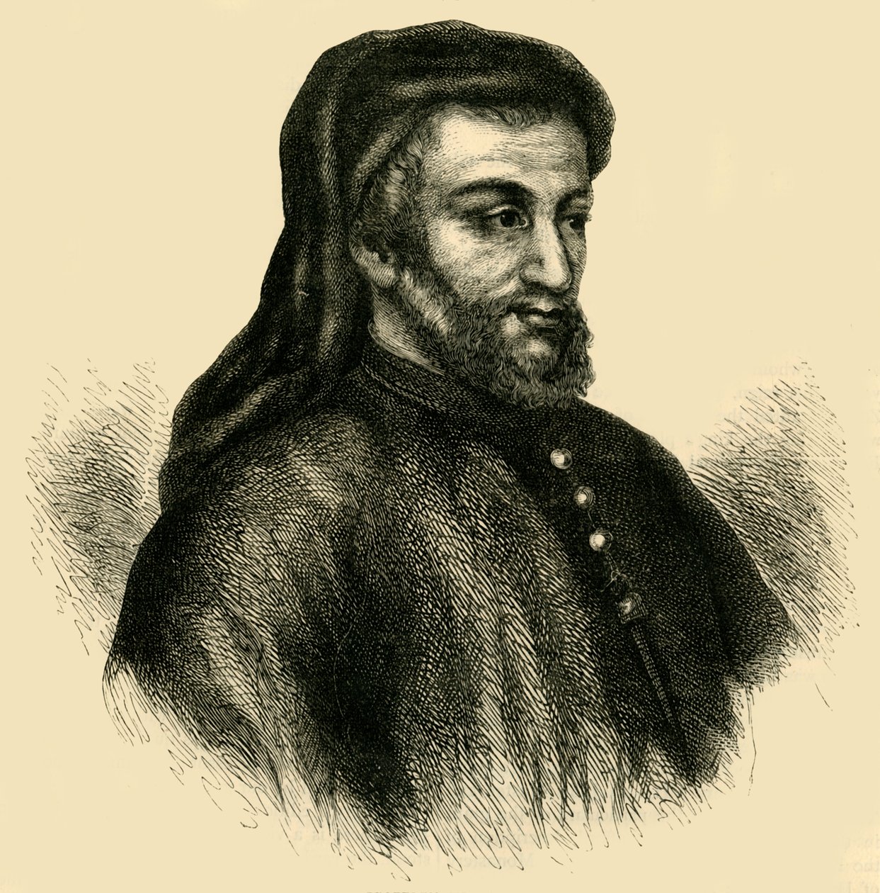 Geoffrey Chaucer, ca. 1878 door Unbekannt