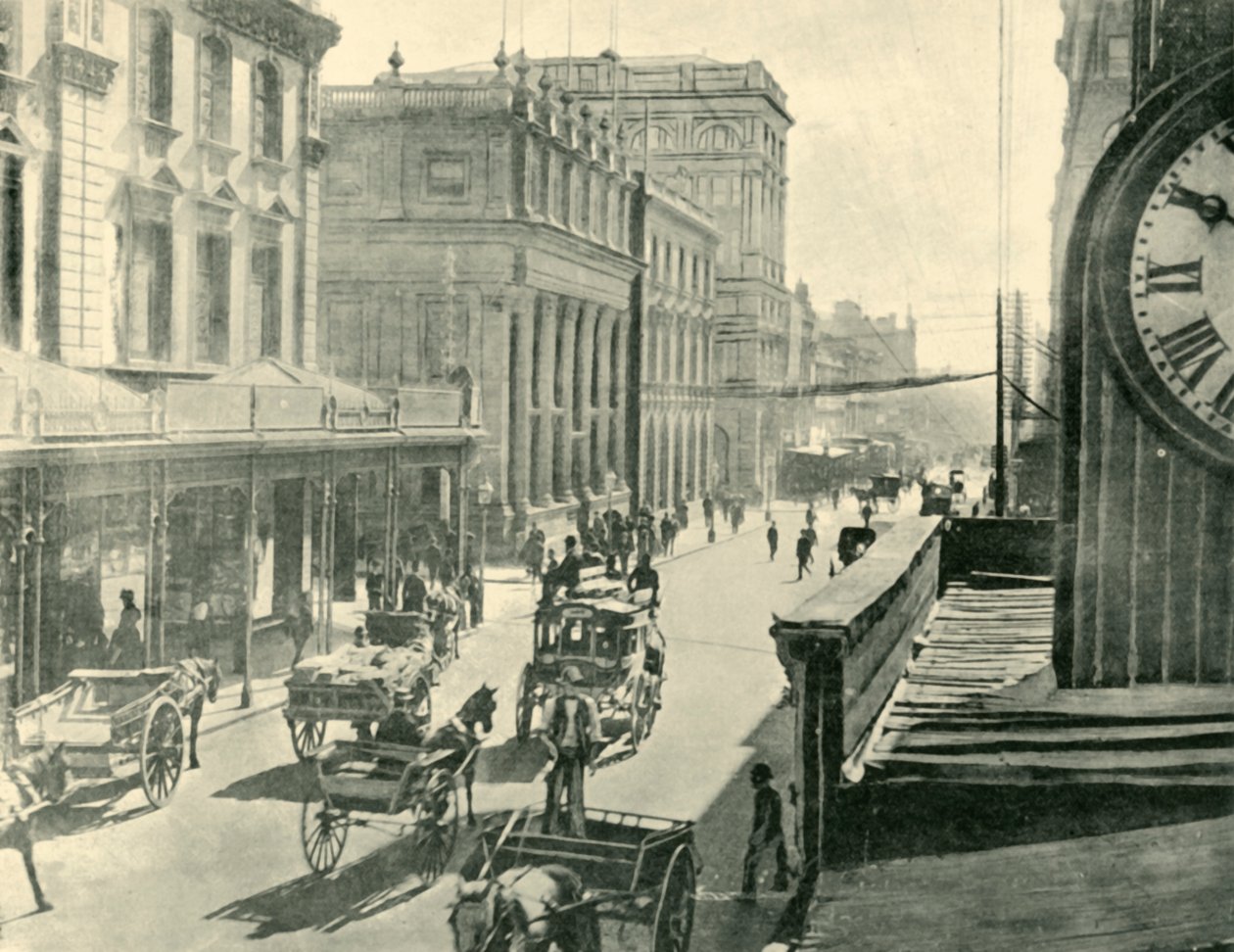 George Street, Sydney, 1901 door Unbekannt